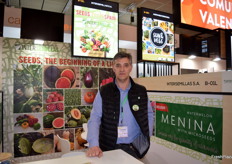 Claudio Vidal, de Intersemillas, empresa valenciana obtentora de variedades hortícolas y ornamentales. 